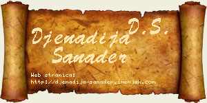 Đenadija Sanader vizit kartica